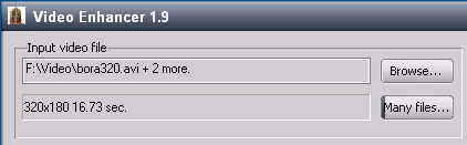 VE: checking input files